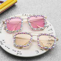 Sunglasses 2023 Luxury Rhinestone Women Brand Designer Metal...