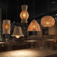 펜던트 램프 미국 국가 레트로 크리에이티브 로프 샹들리에 성격 카페 바 레스토랑 램프