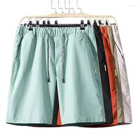 Мужские шорты 2023 Летние мужчины с твердыми твердыми капри для дышащих прямых брюк пляжные спортивные штаны модные повседневные