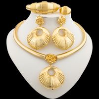 Colares pendentes African 18K Gold Batingy Jewelry para brincos de argola e joias de anel de casamentos em cores italianas 230506