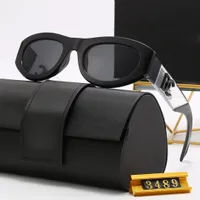 Moda Luxury Designer Sunglasses para homem Mulheres UV400 Designers unissex da praia de verão Goggle Beach Sun Glasses Retro Frame Luxury Design UV400 com caixa