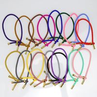 Gliederarmbänder 10 Stück hochwertige Seilkette Mix Farben Schmuck Accessoires für Frauen 50285