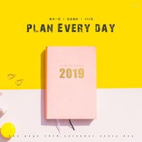 دفتر يوم واحد في دفتر Super Super 432 Pages Calendar Plan Daily Plan الطالب الجدول 1pcs