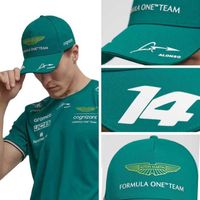 Snapbacks F1 Moda Gorra de Aston Martin F1 Fernando Alonso 2023 Baseball Caps Snapback Cotton Hat Cap Hats Sun Chapé
