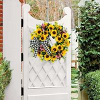 Decorative Flowers Sunflower Garland Beautiful Not Wither Lo...
