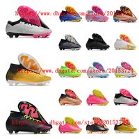 2023 NUEVA LLEGA ARRIVA MENSA Zapatos de fútbol Zoomes Mercurial Superfly IX Elite FG Cleats Boots de fútbol Tacos de Futbol