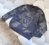 Luxury designer puff hooded blouse sweater womens mens sweat...