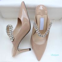 Fashion Luxury Women Dress Shoe Sandal London Heels Teli Slipper Crystal Cambie Designer