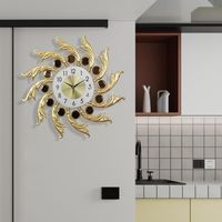 Wall Clocks And Watches Living Room Home Silent Clock Decora...