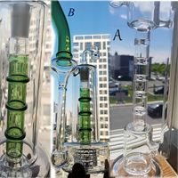 Hohe Glasbong-Wasserpfeifen, die dicke Gläser rauchen, Wasserpfeifen, berauschende Dab-Ölplattform-Wasserpfeifen