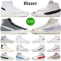 blazer mid 77 vintage casual shoes men women blazers White B...