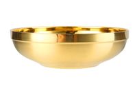 304 Нестандартная сталь DoubleLayer Rice Bowl Чаша тепловая изоляция Антискальная золотая чаша на столовой посуде3932023