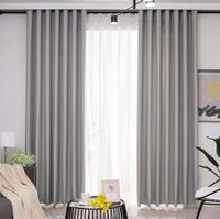 Tende per tende Modern Simple Tinta unita Plain High Precision Jacquard Shading Bedroom Living Room Fabric7318752