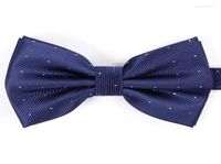 Bow Ties 2022 Fashion Men039s For Wedding Double Fabric Whit...