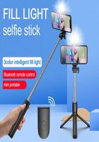 Selfie Monopods Bluetooth Stick Soporte para teléfono móvil Mini trípode multifuncional portátil retráctil con obturador remoto inalámbrico 2506823