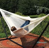 Camp Furniture Cotton Rope Hammock Chair Portable Hanging In...