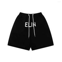 Shorts masculinos 2023 Luxo masculino casual hip hop streetwear ginásios masculinos soltos calças curtas jogadors sportswear inferior