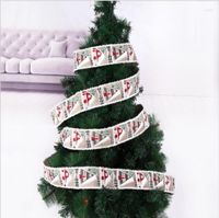 Decorações de Natal 2022 6m Fita Fine Linen Tree 65cm018865376