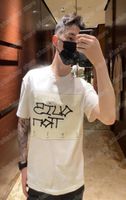 22SS Männer Frauen Designer T-Shirts T-Shirt 1854 Brief Stickerei Baumwolle Kurzarm Rundhalsausschnitt Streetwear Schwarz Weiß Xinxinbuy XSL6323561
