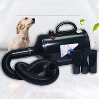 Asciugacapelli per toelettatura per animali domestici Asciugacapelli per cani Pet Pet Cat Shower Dryer Riscaldatore 2200W Riscaldatore a 8 velocità