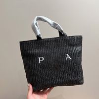 2023 Luxus Designer Strandtaschen Buchstaben Mode Stroh Handtasche Große Kapazität Fünf Farben Umhängetasche Umhängetasche