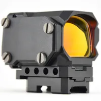 R1X reflexo holográfico 1x Red Dot Visão Ótica Escopo QD Picatinny Weaver Base de montagem de 20 mm Airsoft Riflescope M4841