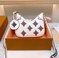 2023 New Fashion Women Bag Bagatelle Leather Designer Handbag Luxury Women Crossbody Hobo Bag de alta qualidade