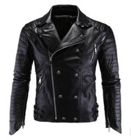 Fashion Men039s Winter Leather Jackets Faux Jacket Korean St...
