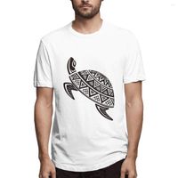 Мужские рубашки Sea Turtle Print Funny Mens O-образная модная топы для мужчин футболка Cool Fit Male Tee