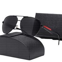 Moda tasarımcı güneş gözlüğü klasik gözlükler açık plaj güneş gözlüğü erkek ve kadınlar karışık renk kutusu ile iki stil 006