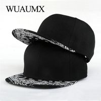 Snapbacks Wuaumx Brand Summer 5 Panels Caps For Men Women Ca...