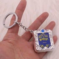 Schlüsselanhänger ZKD Tehilim Psalm Buch Schlüsselbund Schlüsselring Tasche Minikette Jüdisches Geschenk