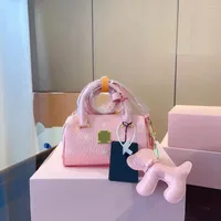 حقائب حقيبة اليد مصممة حقائب الكتف حقائب اليد نساء مصغرة سلسلة كروسودي للنساء الأزياء كلاسيكية الوردي المحافظ