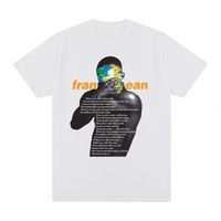 Herren T-Shirts T-Shirt Frank Blond T-Shirt Pria Katun Rapper Harajuku Lucu Hip Hop Musik T-Shirt Baru Atasan Wanita 230517