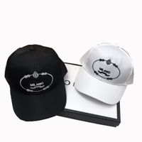 Chapéus de grife de gestas de moda bola de bola de bola de beisebol chapéu de luxo tampas unissex