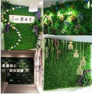Dekoratif Çiçekler Simülasyon Bitkisi Duvar Yeşillik Çim Asma Dekorasyon Milano Okaliptüs Arka Plastik Plastik Sahte Çim