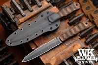 Nuovo coltello da caccia fisso Winkler di alta qualità di alta qualità 80crv2 Lama in acciaio a polvere Manico in legno Campeggio Escursionismo Attrezzatura tattica all'aperto Coltelli a sciabola della giungla