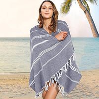 Bath Towel with Tassel Soft Terry Cloth Adult Beach Towel La...