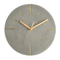 Relógio de cimento de cimento industrial nórdico Modern Creative Silent Clocks Silent Wall Home Decor Watch Home Lar Room Relloj Presente FZ952