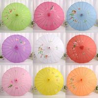 Зонтики китайская нефтяная бумага зонтичная зонтичная зонтичная свадебная вечеринка танцевальная потолочная декор PO