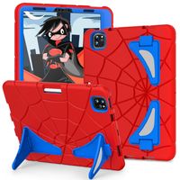 Kids Kickstand Tablet PC Cases for iPad Pro 11 Air 5 4 10.9 Inch Air5 Plastic Silicone Hybrid Rugged Heavy Duty Spider Shell