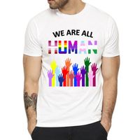 T-shirt da uomo Lgbt Rainbow Design Stampa T-shirt per uomo e donna T-shirt estiva Abbigliamento unisex