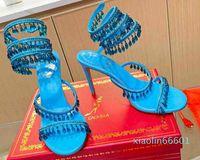 صندل كريستال 9.5 سم عالي الكعب Sandal Slippers أحذية أزياء للنساء حجم 35-42