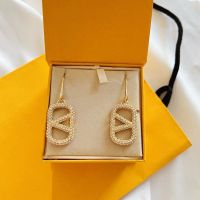 2023 earrings designer for women stud luxury gold heart shap...