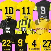 Borussia Dortmund 22 23 Soccer Jersey 18 Youssoufa Moukoko 19 Джулиан Брандт 7 Джованни Рейна 22 Джуда Беллингхэм 4 Нико Шлоттербек 27 Карим Адейемии