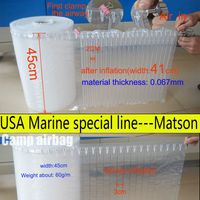 45 cm di larghezza 300 m/rotolo (3 o 4 cm) colonne d'aria gonfiabili confezione sacchetto linea speciale USA Marine