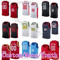 NBA_ Basketball Jerseys 75th Custom Mens Womens Houston''Rockets''Jersey 20  Bruno Fernando 15 Daishen Nix 9 Josh Christopher 3 Kevin Porter  Jr.''nba''print 