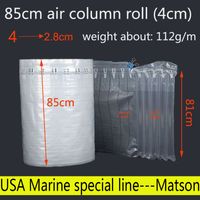 85 cm di larghezza 150 m/rotolo (3 o 4 cm) colonne d'aria gonfiabili confezione sacchetto linea speciale USA Marine