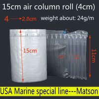 15 cm di larghezza 300 m/rotolo (3 o 4 cm) colonne d'aria gonfiabili confezione sacchetto linea speciale USA Marine