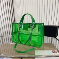 Jelly Tote Bag Classic Designer Bag Fashion Transparent You Borsa da donna monospalla ascellare
